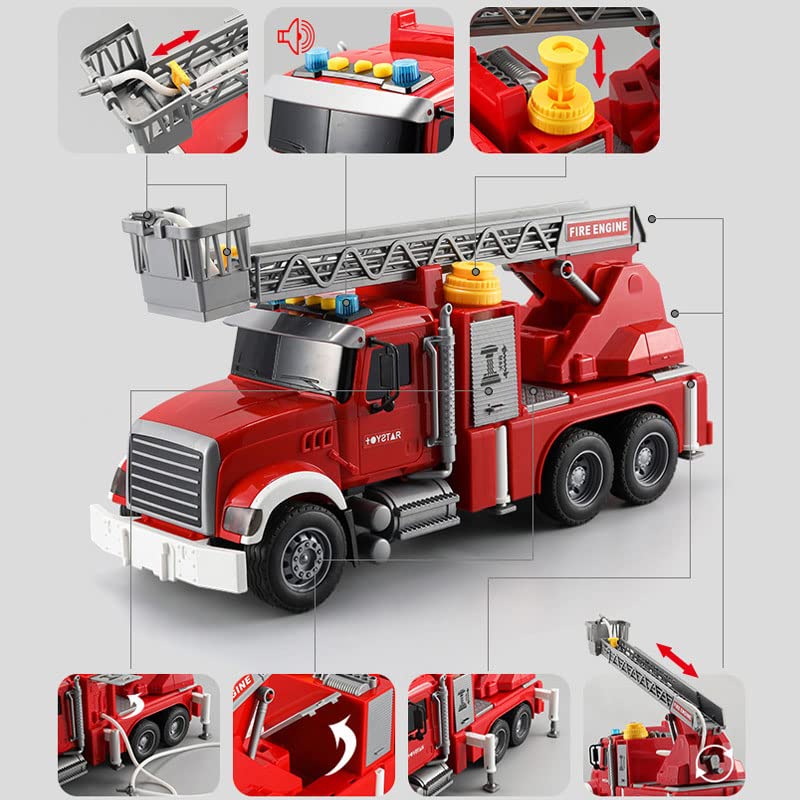 Dwi Dowellin fire truck gift-box ready, ideal as a thoughtful present.