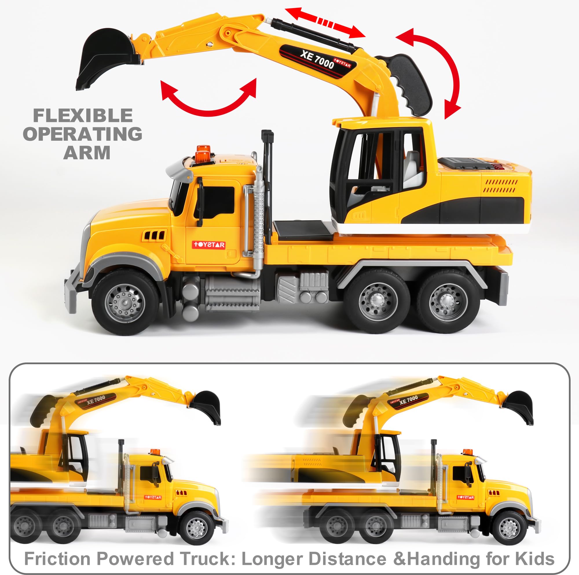 Dwi Dowellin friction-powered truck promotes active hands-on fun.