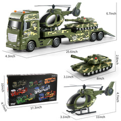 Dwi Dowellin Green Military Big Truck assembly play encourages exploration