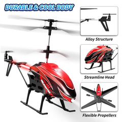 Dwi Dowellin RC Helicopter uses secure 2.4GHz control for reliable range