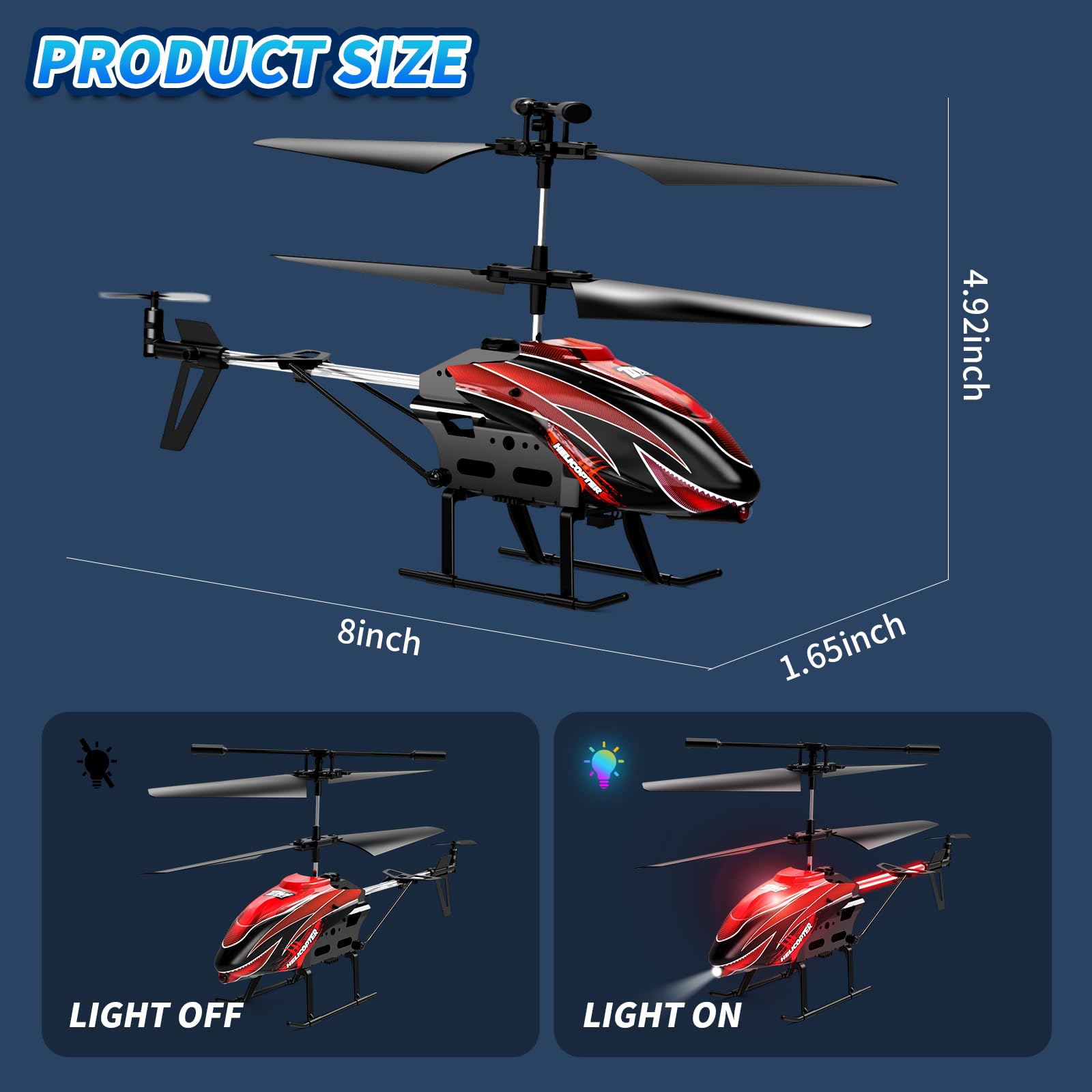 Dwi Dowellin RC Helicopter ideal indoor gift for kids aged 4-12