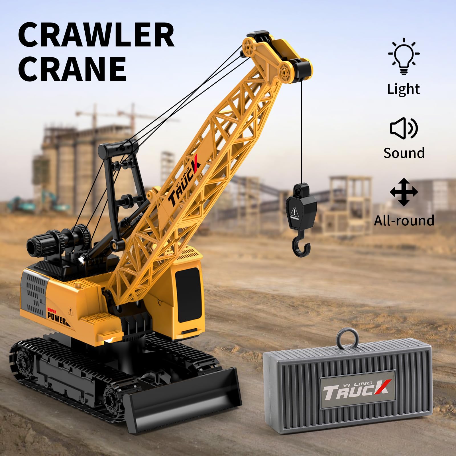 Dwi Dowellin hook and load action showcase authentic construction play.
