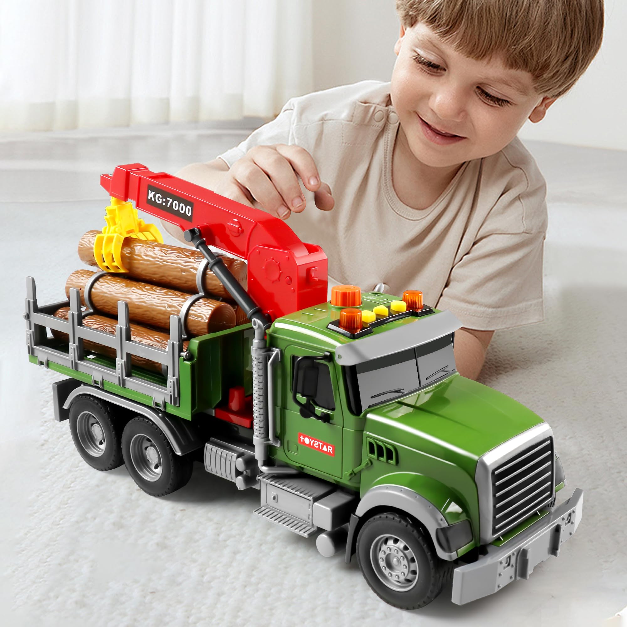 Dwi Dowellin sounds and headlights add realistic cues for role play.