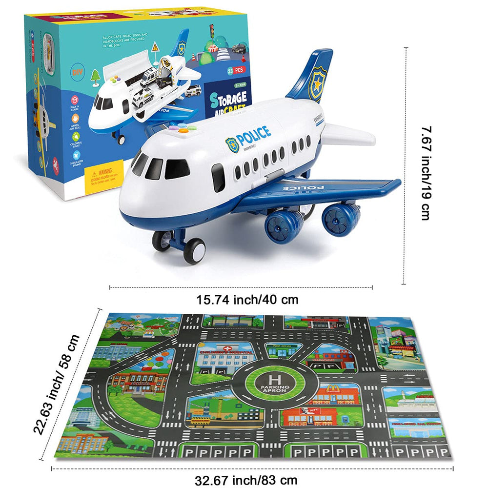 Dwi Dowellin carrier plane hosts multiple vehicles for storytelling sessions.
