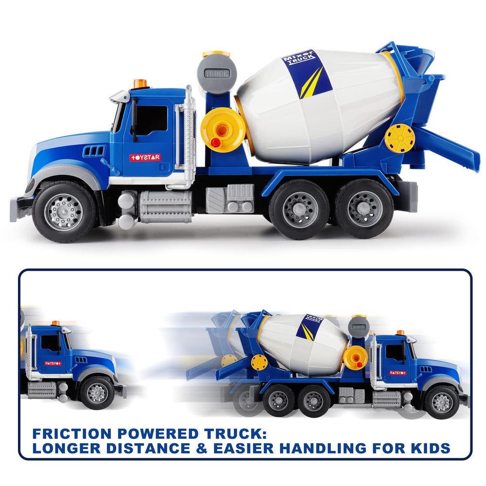 Dwi Dowellin top-button truck lights up and plays sounds for interactive play