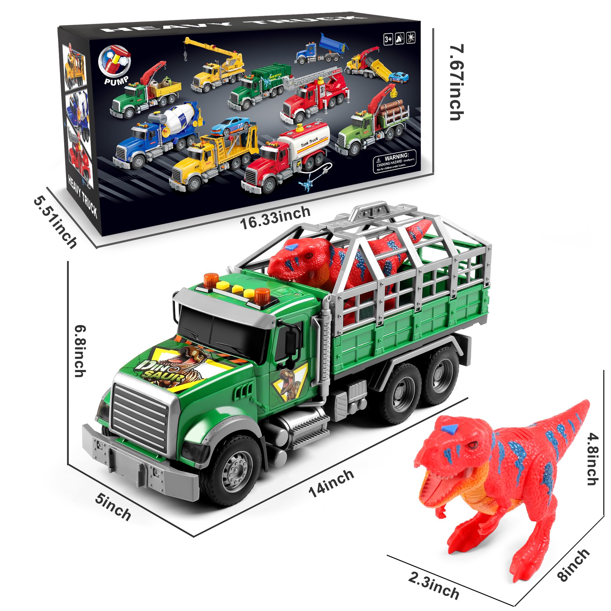 Dwi Dowellin dinosaur fits into carrier for imaginative transport scenes