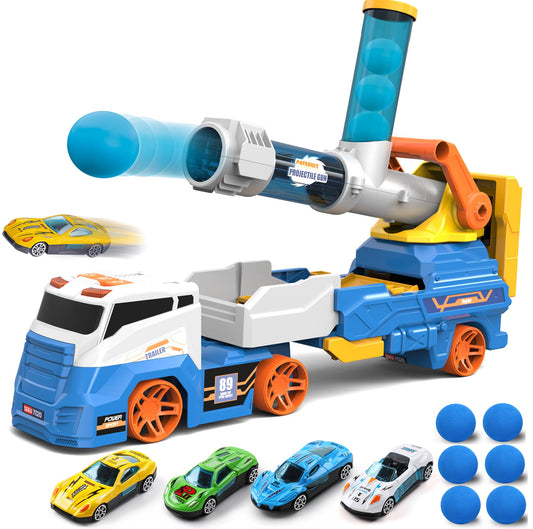 Dwi Dowellin ejection set truck shows action-packed play for kids