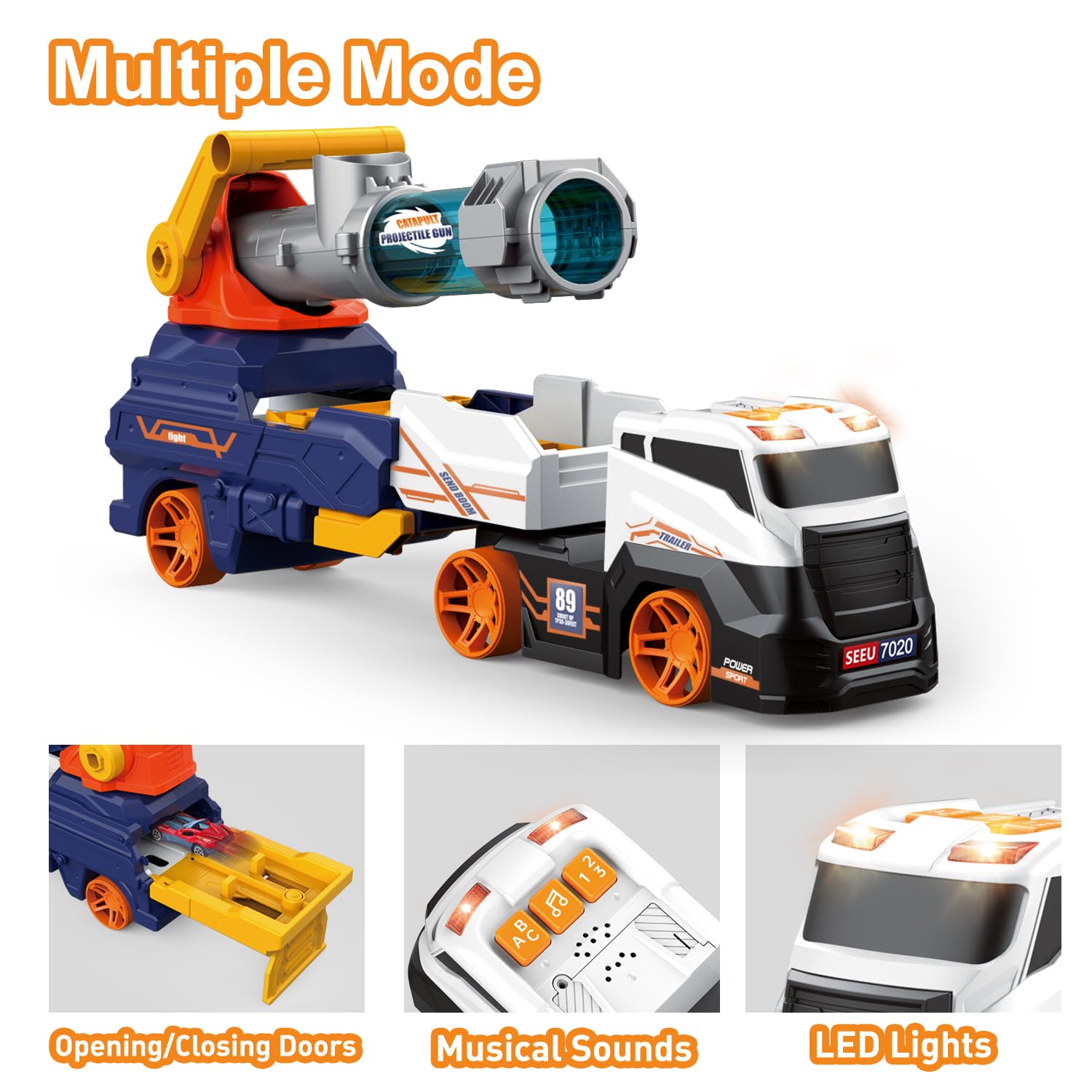 Dwi Dowellin truck with lights and sounds enhances storytelling moments