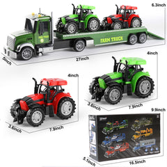 Dwi Dowellin two tractors for farm scene role play.