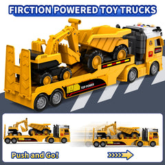 DWIRCTOYS detachable truck head demonstrates versatile steering and play scenarios