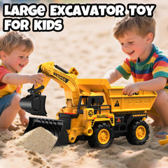 DWIRCTOYS truck lights and sounds with engine rumble and horn for immersion