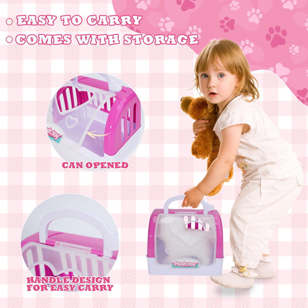 DWMTGS Doctor Kit pet cage and kitten toy invites gentle, caring patient care scenarios