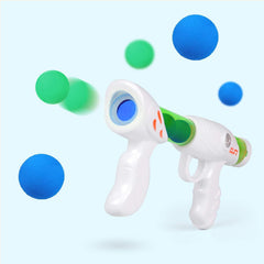 DX DA XIN foam balls blue-green pack back view for color contrast