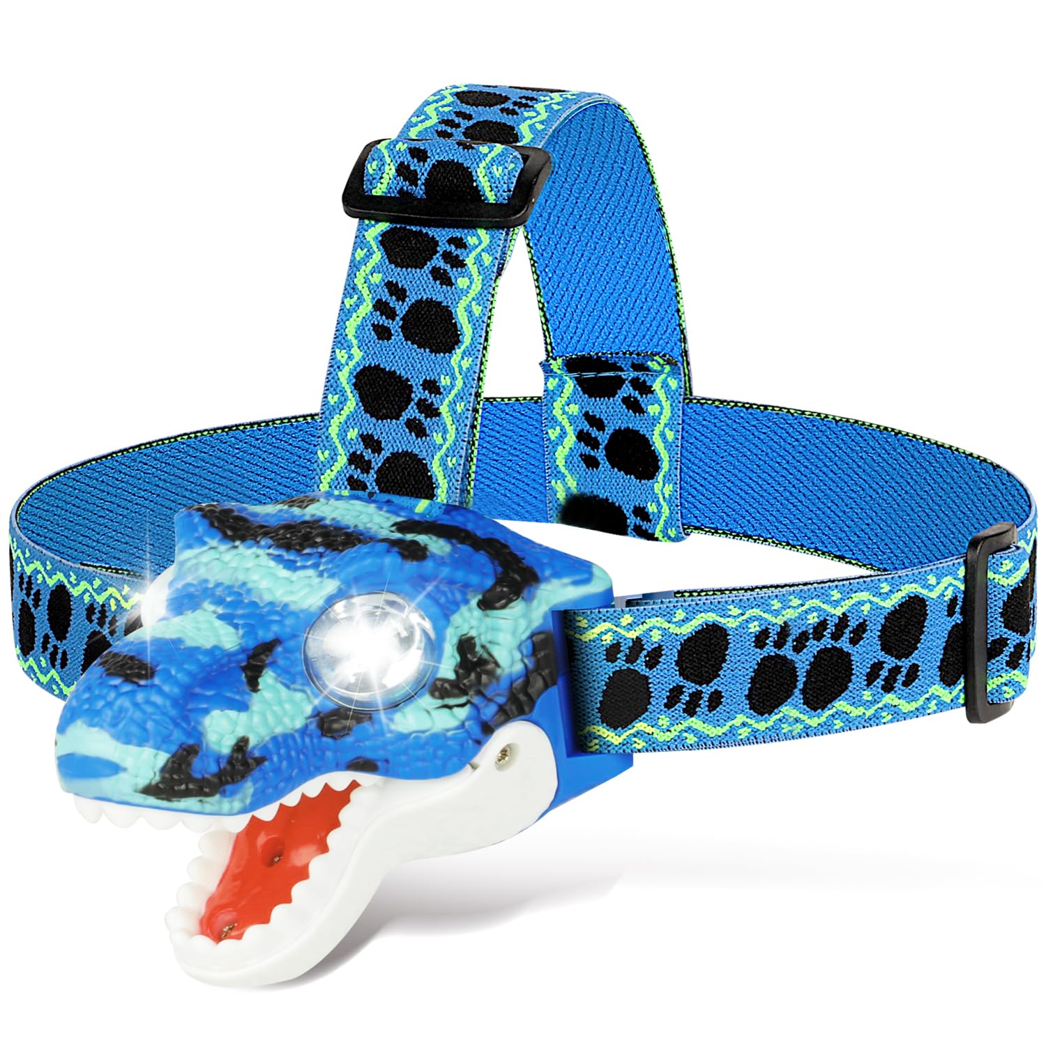 DX DA XIN kids headlamp with glowing dinosaur eyes for imaginative play