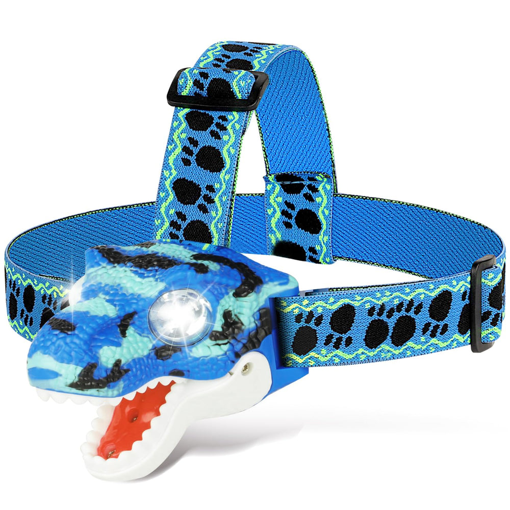 DX DA XIN kids headlamp with glowing dinosaur eyes for imaginative play