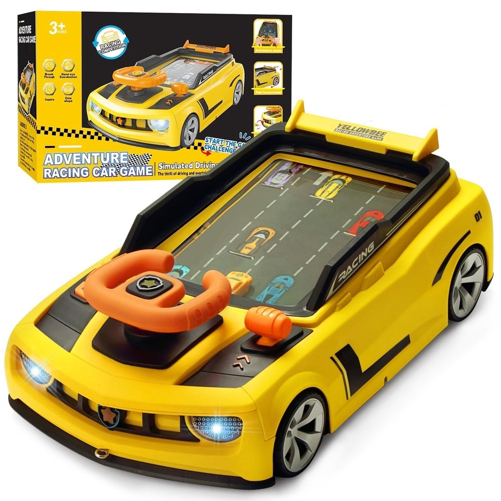 DY-GO Adventure Steering Wheel toy with lights and music for immersive pretend driving
