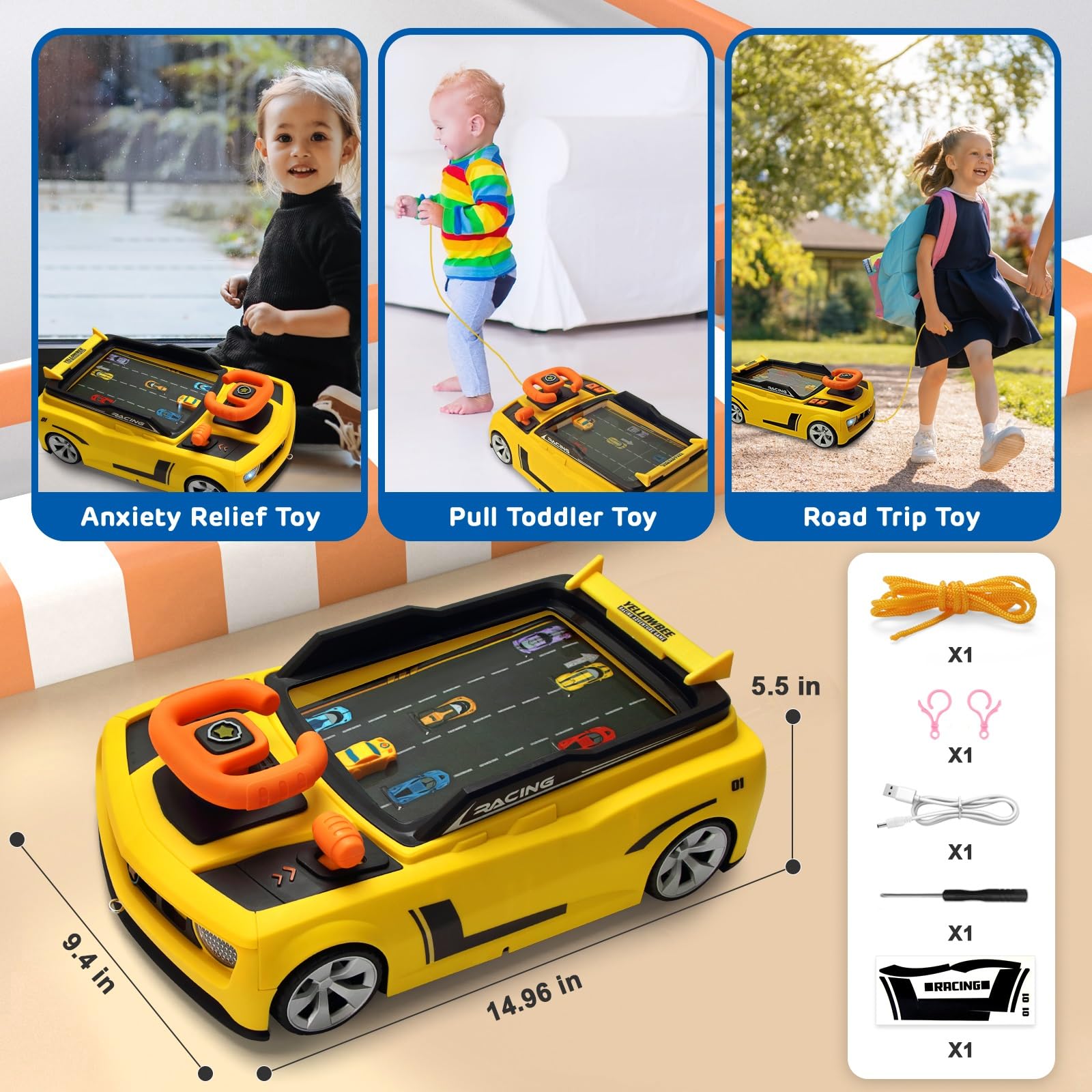 DY-GO wheel toy with suction cups for secure play on smooth surfaces
