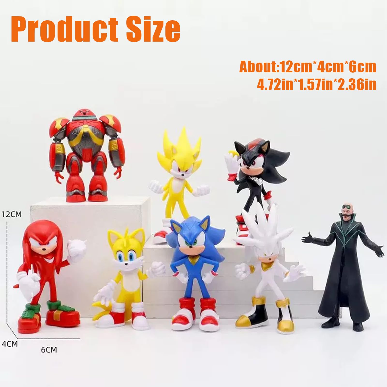 Close-up of vibrant colors and safe PVC finish on hedgehog figures.