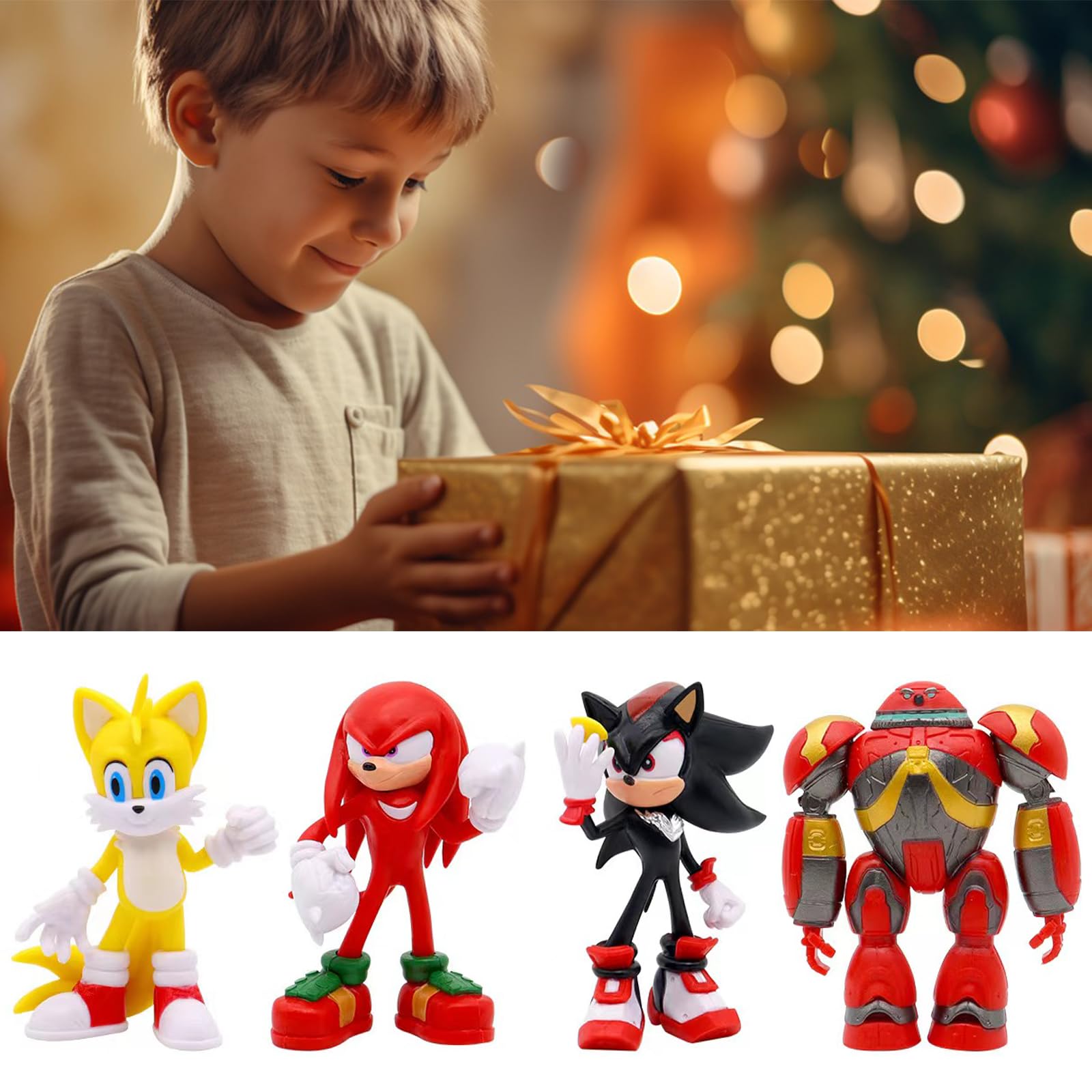 Eight unique figures showcase iconic characters with detailed textures.
