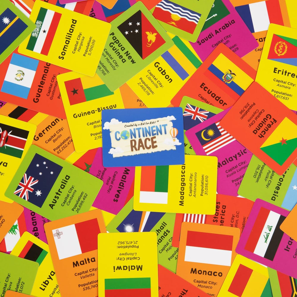 DYCE Continent Race classroom setup ready for engaging geography lessons