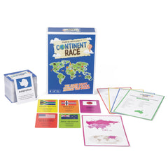 DYCE Continent Race game gift packaging suitable for stocking stuffers