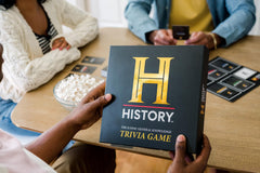 DYCE History Channel Trivia Game Geography & Landmarks prompts explore places worldwide