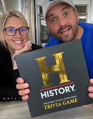 DYCE History Trivia Travel Edition family game night engages adults and kids.