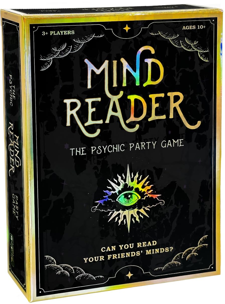 DYCE Mind Reader game box front inviting family game night.