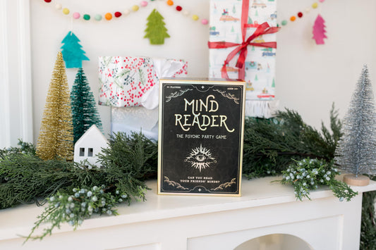 DYCE Mind Reader question cards spread with prompts for conversation.