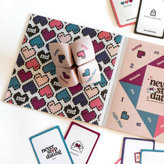 DYCE Never Stop Dating date cards offer romantic and spontaneous date ideas.