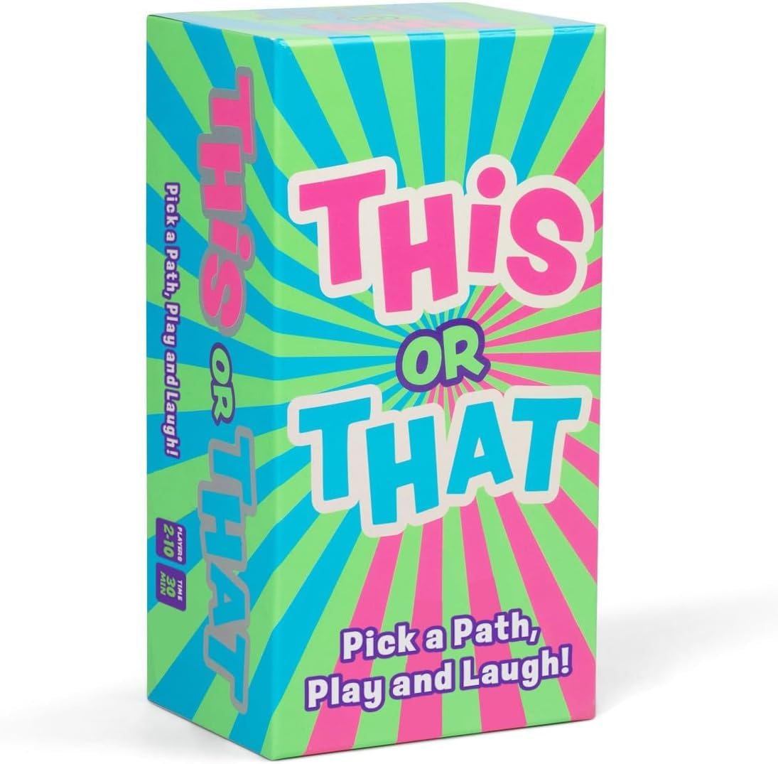 DYCE This Or That deck of questions sparks conversation during family game night