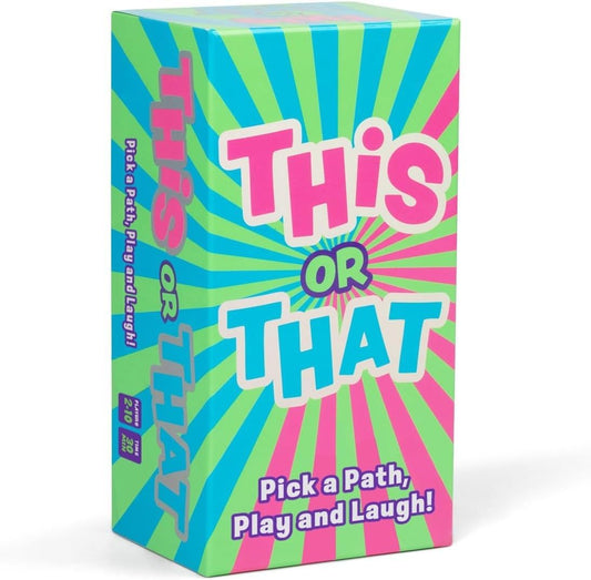 DYCE This Or That deck of questions sparks conversation during family game night