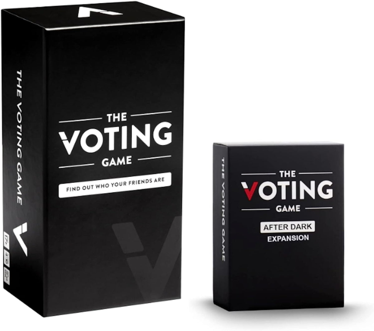 DYCE The Voting Game box with After Dark expansion ready for a lively game night.