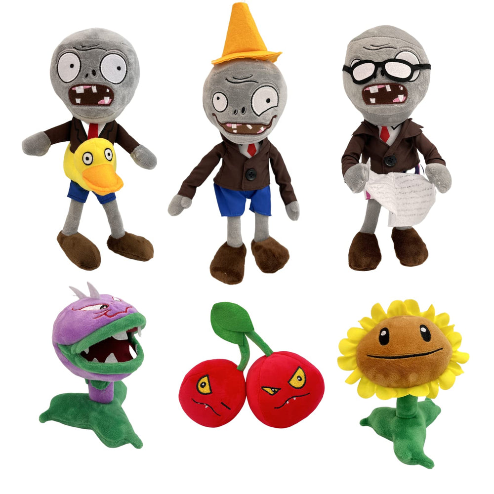 Dyharnsty PVZ Ducky Zombie plush for imaginative play and cuddling.