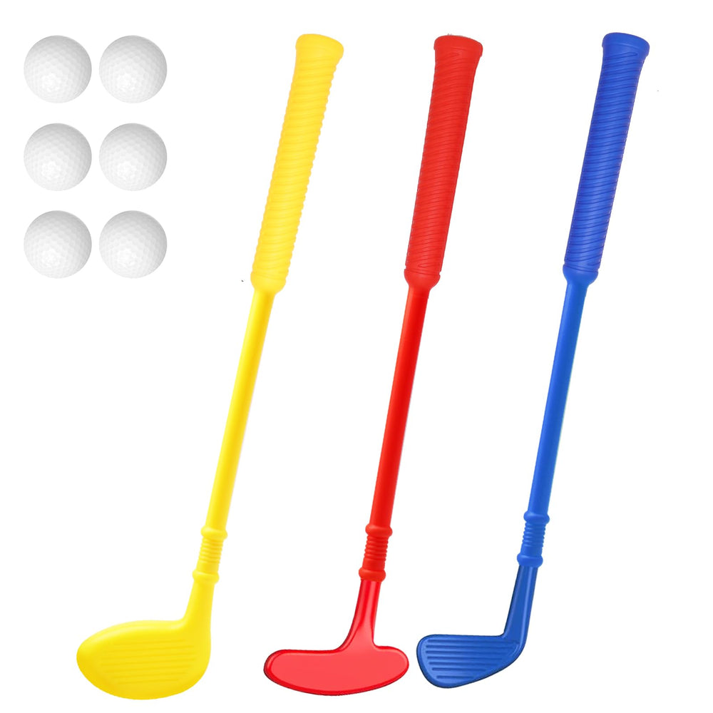 Dyienocs plastic mini golf driver for toddlers, lightweight and easy to grip.