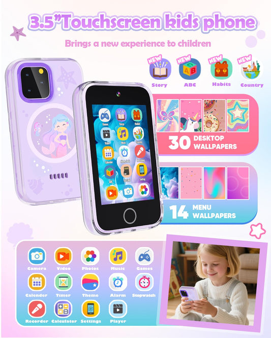 Dylanto Kids Phone dual cameras for selfies and photo moments