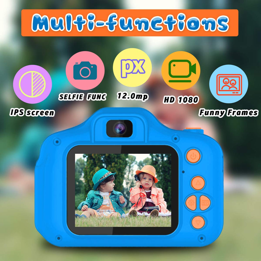 Dylanto Upgrade Kids Selfie Camera dual-camera design enabling simple selfies and group photos.