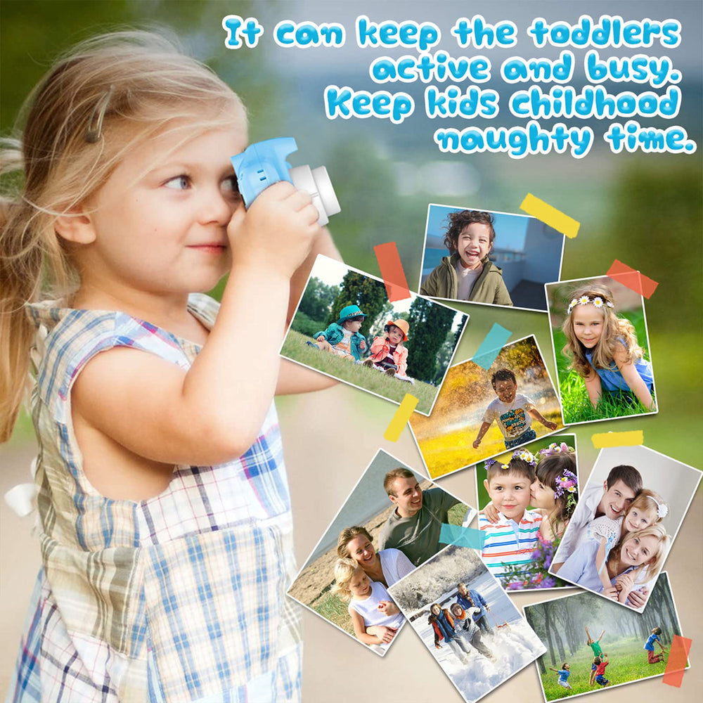 Dylanto Upgrade Kids Selfie Camera video recorder blue adds storytelling options