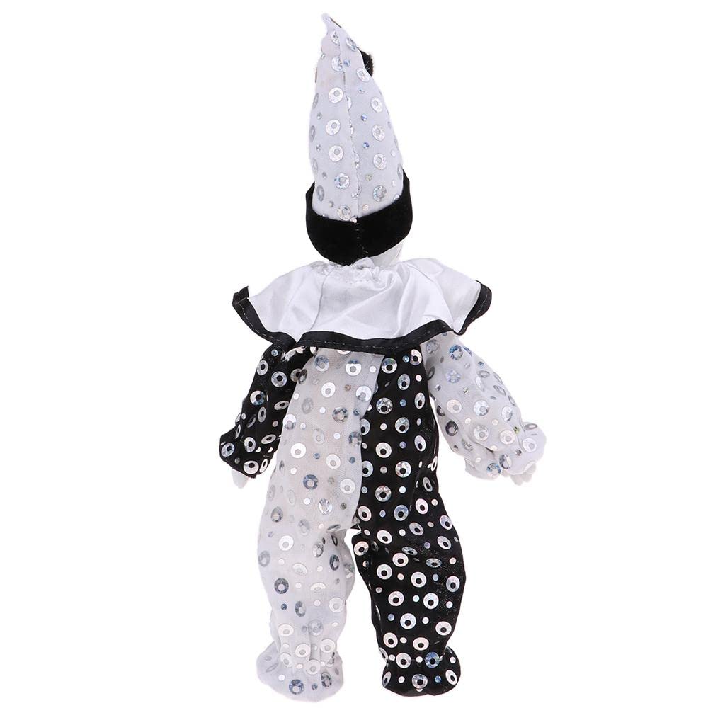 DYNWAVE clown doll 23 cm tall fits mantels and desks