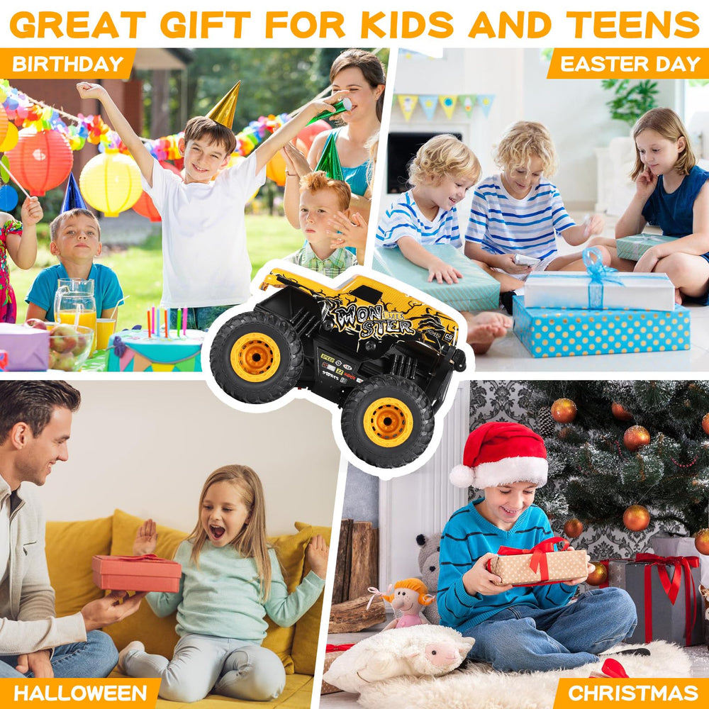 DYODYORC toy gift-ready yellow RC car ideal for birthdays and holidays
