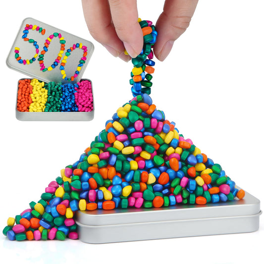 DYRDM ferrite putty multicolor texture closeup for tactile stress relief