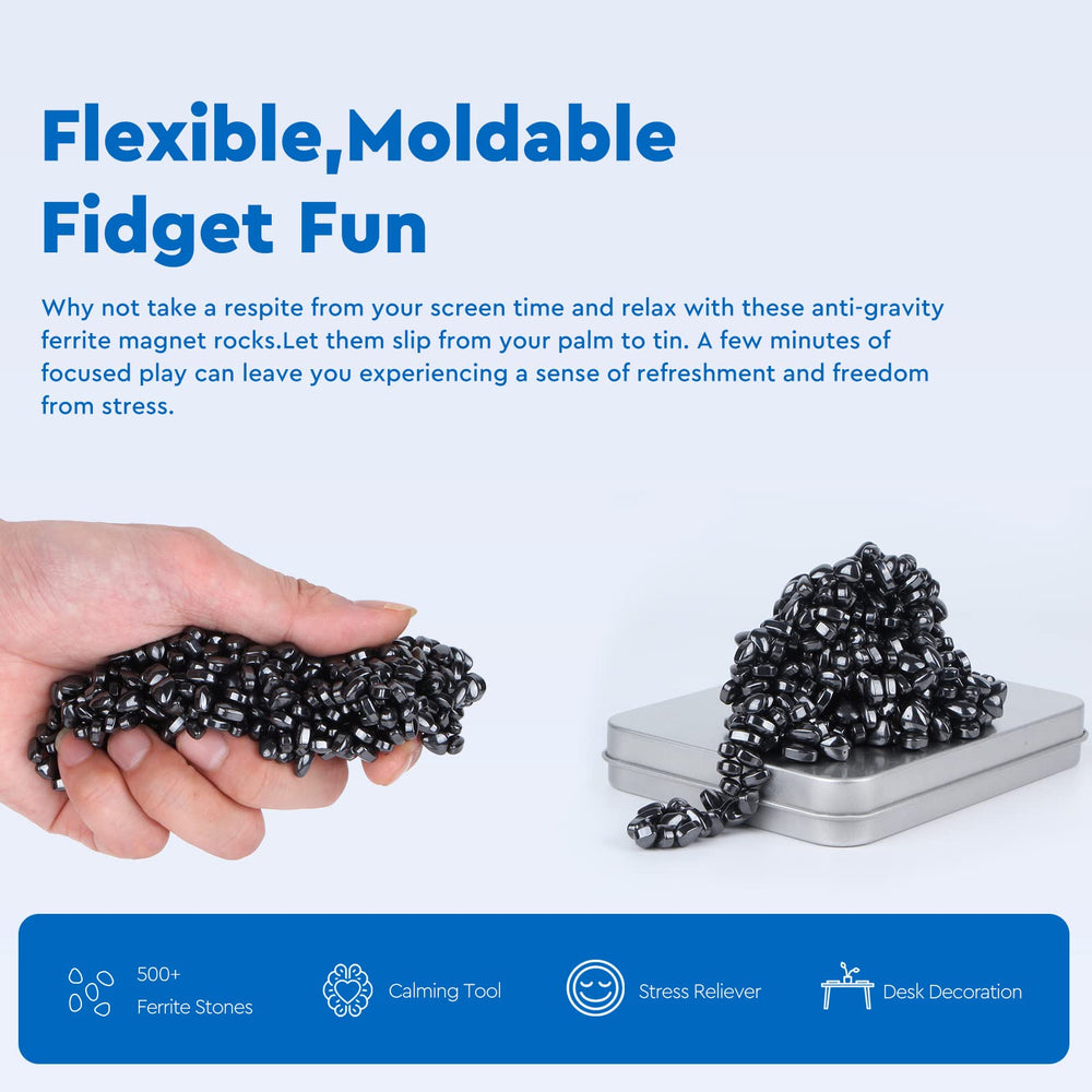 DYRDM ferrite putty at work to ease desk stress and stay focused