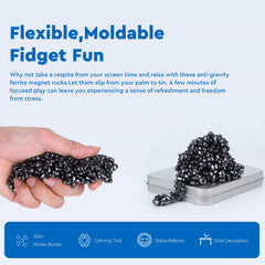 DYRDM ferrite putty at work to ease desk stress and stay focused