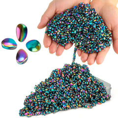DYRDM ferrite stones in a colorful desktop pack offer tactile stress relief at work