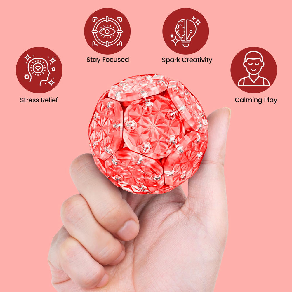 DYRDM Magnetic Fidget Sphere gift pack ready for gifting and shared fun.