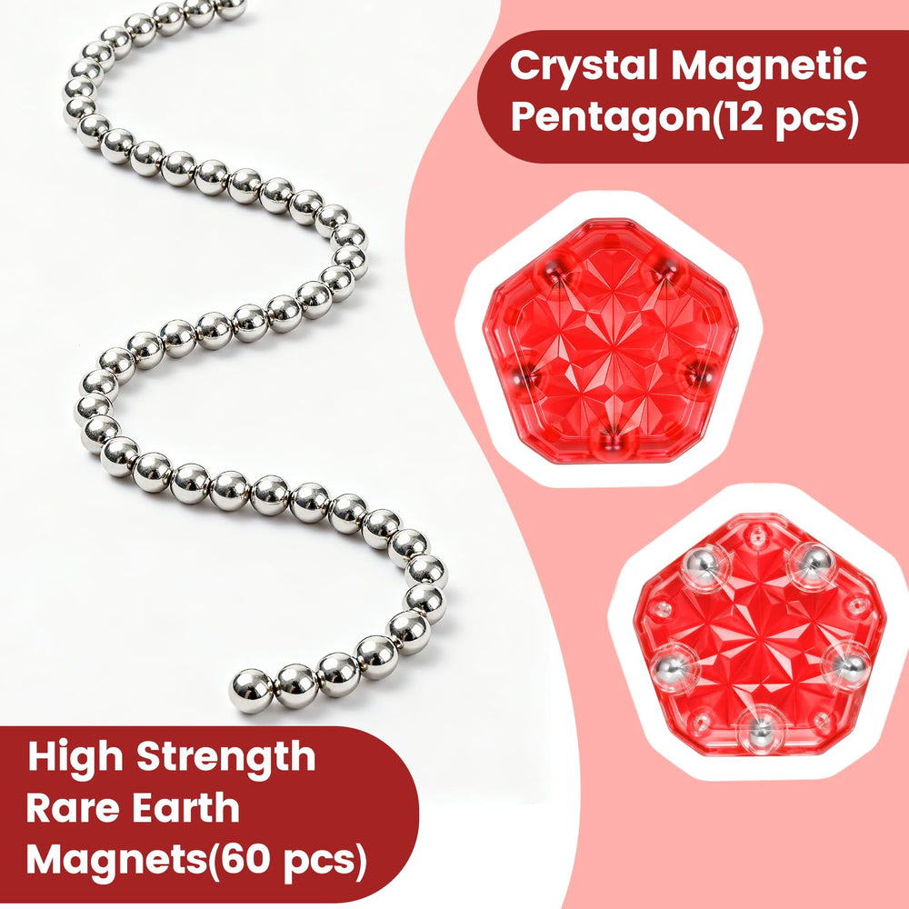 DYRDM Magnetic Fidget Sphere shapes inspire creative play and mindful focus.