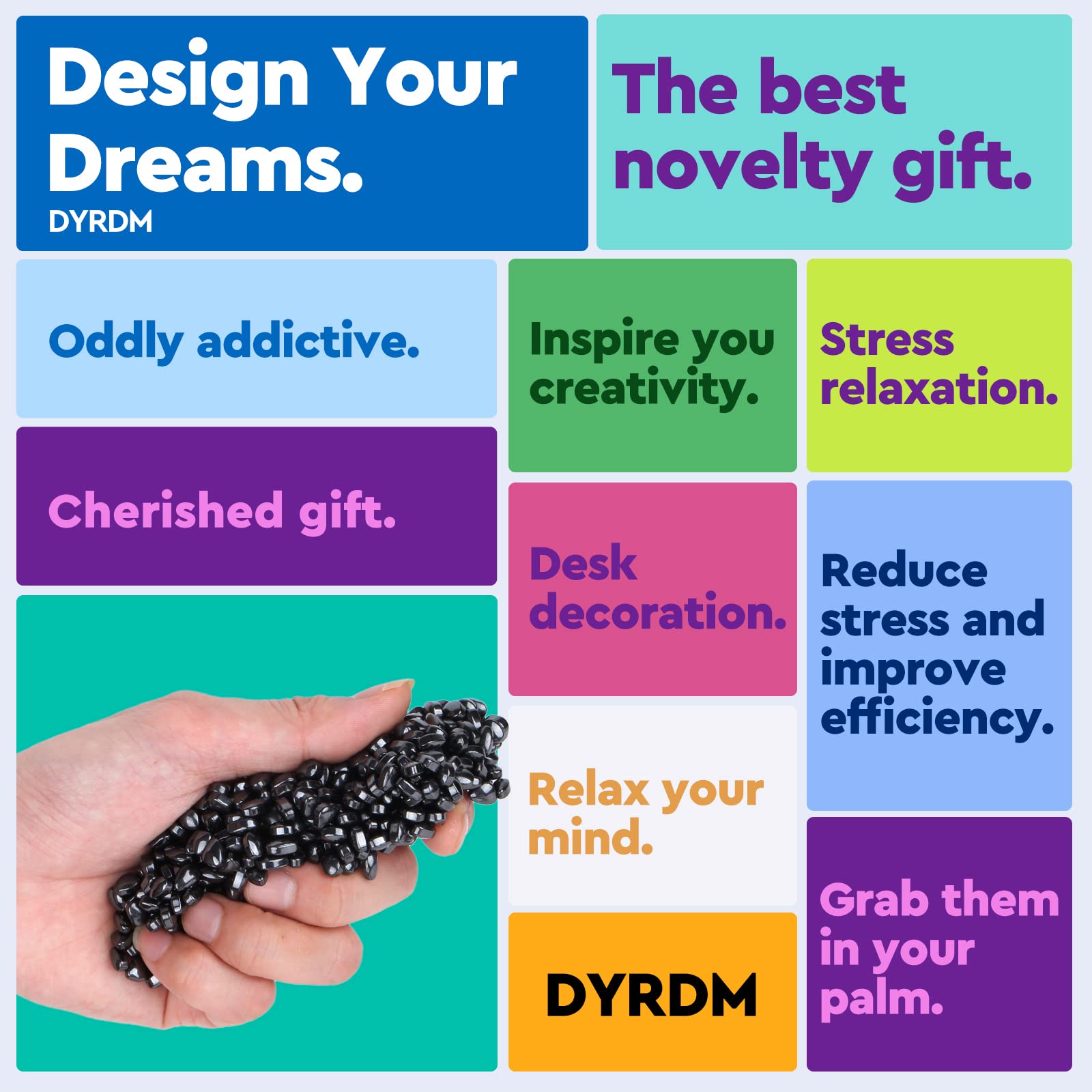 DYRDM ferrite putty promotes focused breaks during work