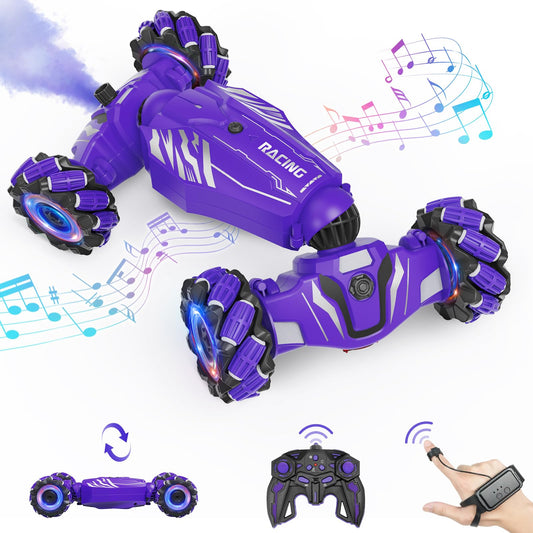Dysaim Gesture RC Car front view showing dynamic design for backyard play.