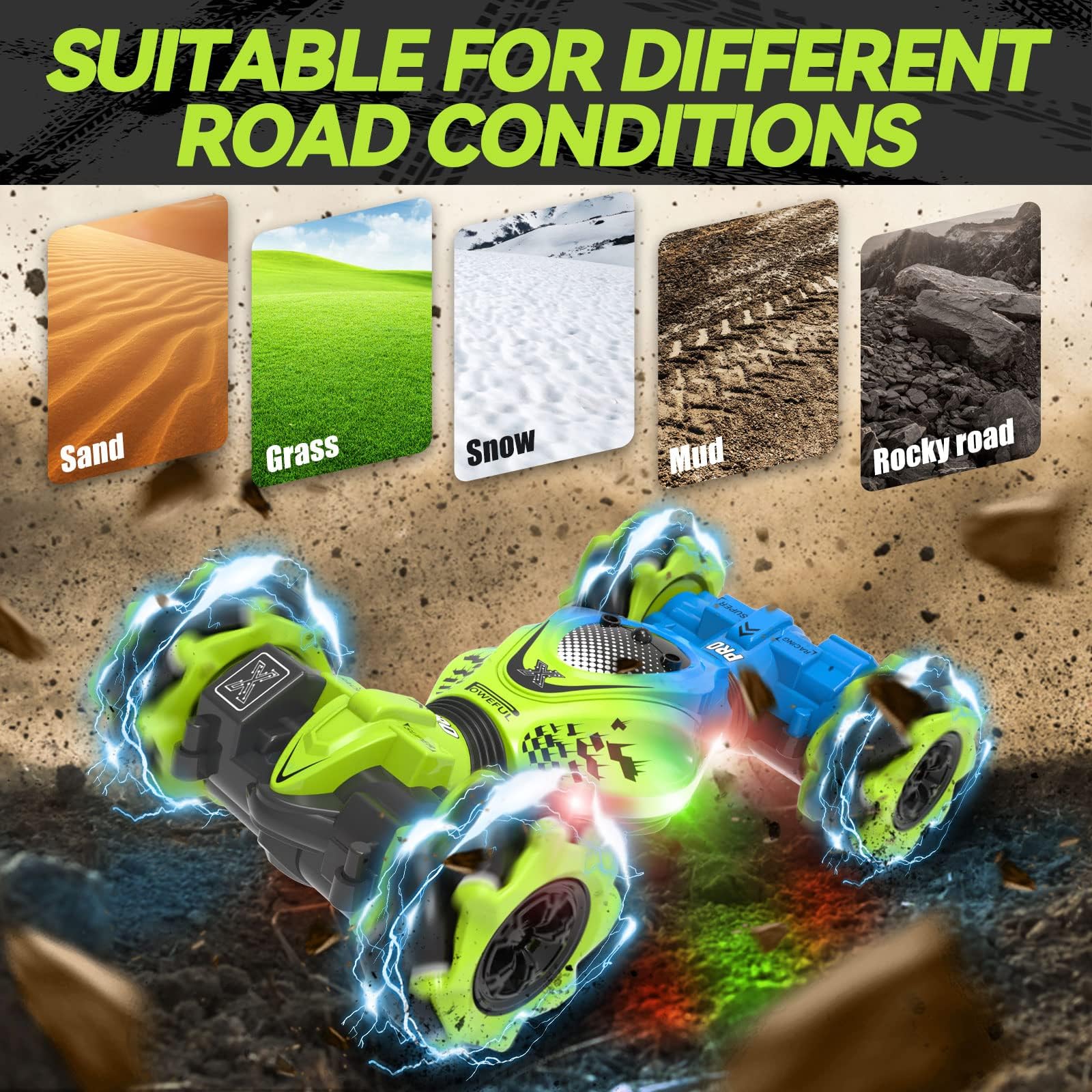 Dysaim Gesture RC Car gravity and watch-control mode for intuitive steering.