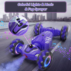 Dysaim Gesture RC Car in off-road grass terrain demonstrating rugged versatility.